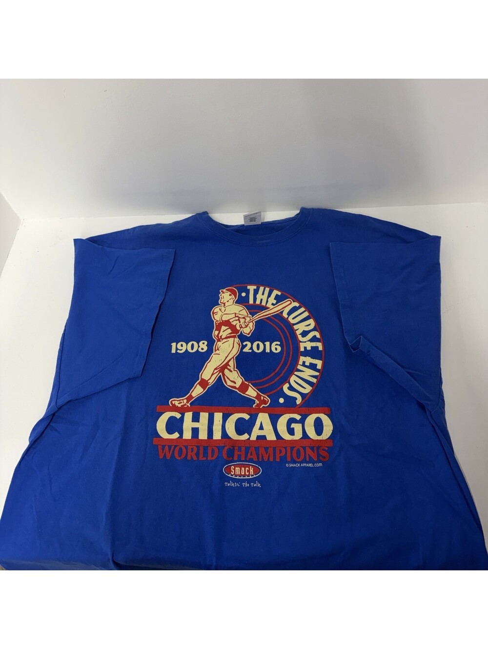 Chicago Cubs World Champions: The Curse Ends 2016 MLB T-Shirt Men's Size 2XL